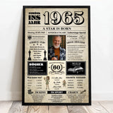 Personalisiertes Poster zum 60. Geburtstag Sonderausgabe zum 60. Geburtstag