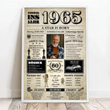 Personalisiertes Poster zum 60. Geburtstag Sonderausgabe zum 60. Geburtstag – Motiv 3