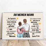 Personalisiertes Poster mit Foto für Paare – An meinen Schatz – Motiv 9