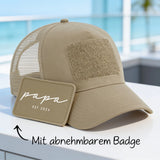 Personalisiertes Cap für Eltern und Großeltern Bester Papa – Motiv 9