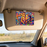 Personalisierter Clip für die Auto Sonnenblende für Paare mit Streetart-Effekt Streetart Love – Motiv 4