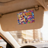Personalisierter Clip für die Auto Sonnenblende für Mama mit Streetart-Effekt Streetart für Mama – Motiv 2