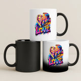 Personalisierte Tasse mit Druck Streetart-Effekt für Paare – Streetart Love – Motiv 5