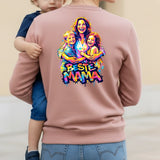 Personalisierter Sweater mit Graffiti-Effekt als Backprint für Mama Streetart für Mama – Motiv 5