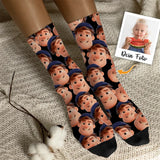 Personalisierte Socken mit Cartoon-Stil und Gesichtern Cartoon Socken – Motiv 8