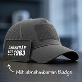 Personalisiertes Cap mit Namen zum Geburtstag, Designname Legendär seit – Motiv 6