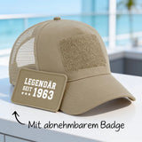 Personalisiertes Cap mit Namen zum Geburtstag, Designname Legendär seit – Motiv 9
