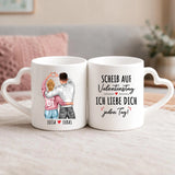 Personalisierte Tasse mit Druck für Paare – Mit Dir – Motiv 4