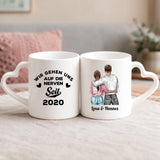 Personalisierte Tasse Ehepartner seit mit Foto für Paare – Motiv 4
