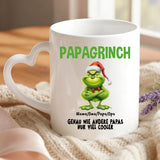 Personalisierte Tasse Grinchy mit Foto für Mama & Papa – Motiv 6