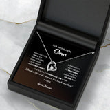 Personalisierte Kette mit bedrucktem Einleger für Oma Liebe Oma – Motiv 3