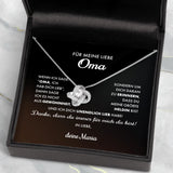 Personalisierte Kette mit bedrucktem Einleger für Oma Liebe Oma – Motiv 7