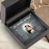 Personalisierte Kette mit Gravur für Paare – Mein Happy End – Motiv 5
