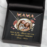 Personalisierte Kette Für Mama mit Gravur für Mama