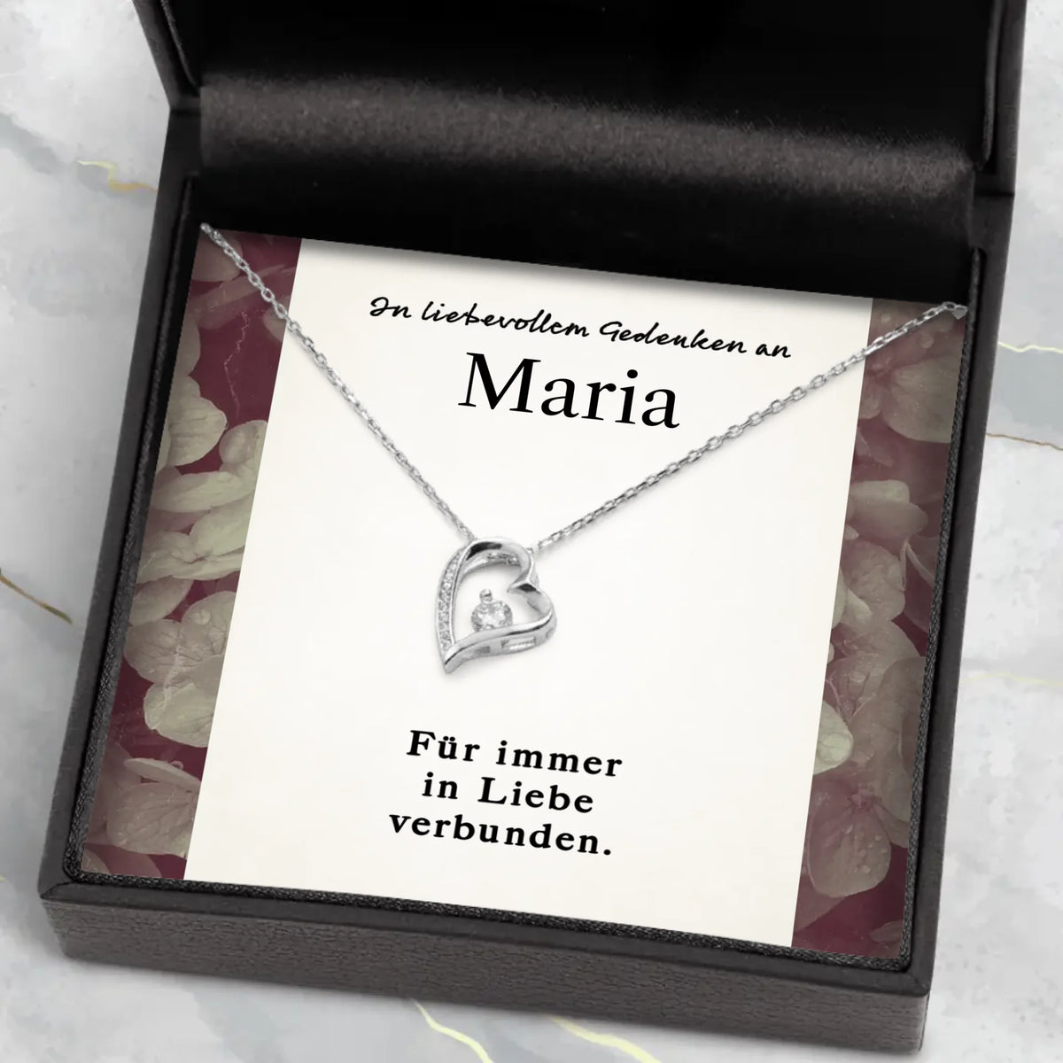 Personalisierte Kette mit Druck zum Gedenken – In Gedenken