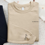 Personalisierter Sweater Wir zwei mit Druck für Paare