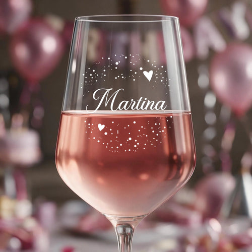 Personalisiertes Aperolglas mit Gravur zum Geburtstag Happy Birthday
