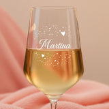 Personalisiertes Aperolglas mit Gravur zum Geburtstag mit Name – Happy Birthday – Motiv 2