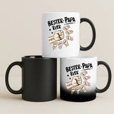 Magische Tasse mit Thermo-Farbwechsel und personalisiertem Namen – witzige Geschenkidee von Love & Faith