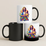 Magische Tasse mit Thermo-Farbwechsel und personalisiertem Namen – witzige Geschenkidee von Love & Faith