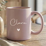 Personalisierte Tasse mit Gravur in Pastellfarben – Meine Tasse – Motiv 3