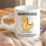 Personalisierte Tasse für Mama und Oma mit süßen Dinos – Motiv 6