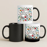 Magische Tasse mit Thermo-Farbwechsel und personalisiertem Namen – witzige Geschenkidee von Love & Faith