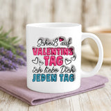 Personalisierte Tasse mit Druck für Paare zum Valentinstag – Valentinstag – Motiv 2