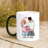 Personalisierte Tasse mit Druck für Paare – Mit Dir – Motiv 8