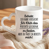 Personalisierte Tasse mit Druck für Paare zu Weihnachten – Du und Ich – Motiv 6