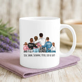 Personalisierte Tasse Unsere Mama mit Foto für Mama & Papa – Motiv 2