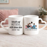 Personalisierte Tasse Unsere Mama mit Foto für Mama & Papa – Motiv 4