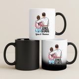 Personalisierte Tasse Ehepartner seit mit Foto für Paare – Motiv 7
