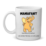 Personalisierte Tasse mit Druck für Mama Mamafant – Motiv 2