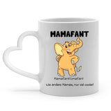 Personalisierte Tasse mit Druck für Mama Mamafant – Motiv 5
