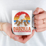 Personalisierte Tasse Dadzilla 2 mit Foto für Mama & Papa