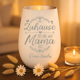 Personalisiertes Windlicht Bei Mama mit Gravur für Mama & Papa – Motiv 10