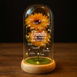 Personalisierte Goldene Rose mit Druck für Mama und Oma – Heimat des Herzens – Motiv 8