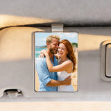 Personalisierter Acrylclip mit Foto für die Auto Sonnenblende – Foto – Motiv 3