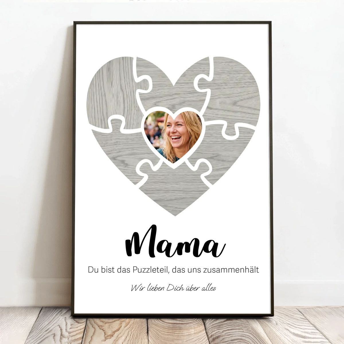 Personalisiertes Poster mit Namen für Mama