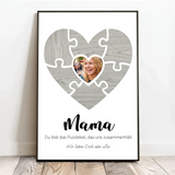 Personalisiertes Poster mit Namen für Mama