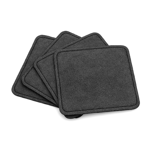 Wildlederuntersetzer 4er Set